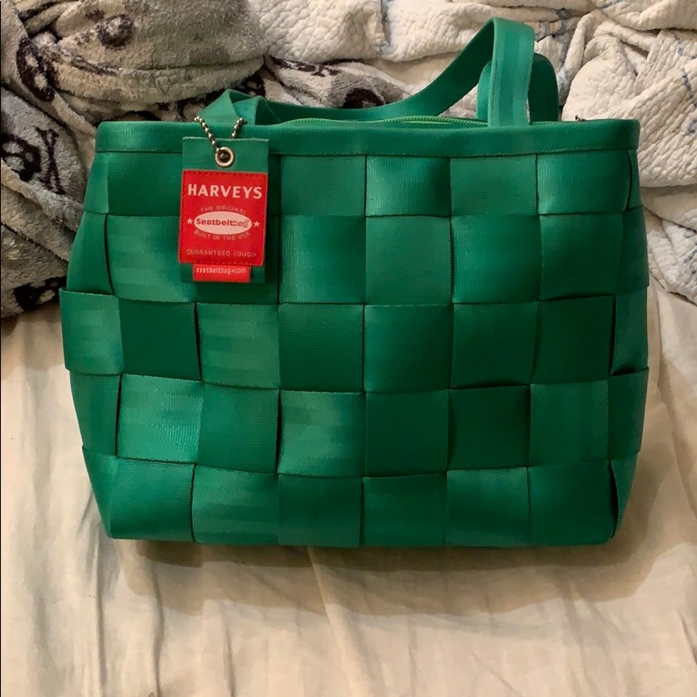 Green Harveys Seatbelt Bag